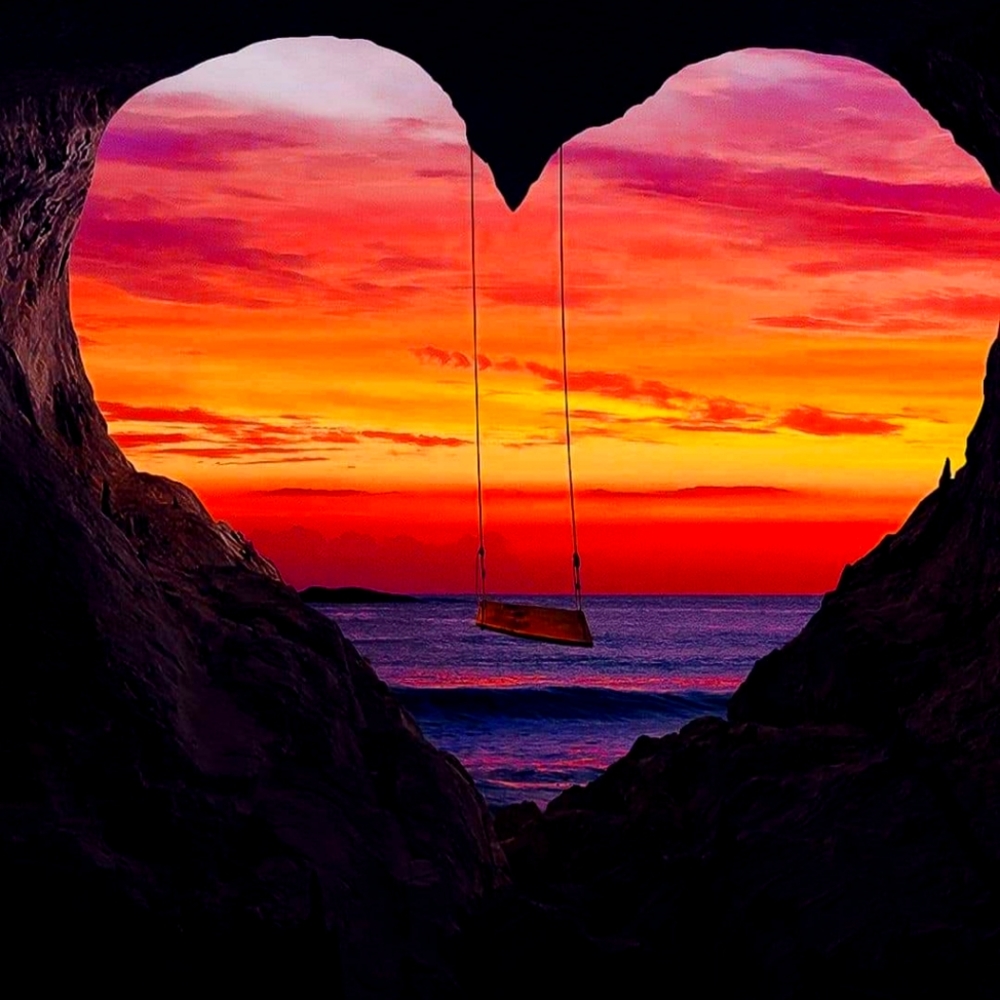 Heart Sunset